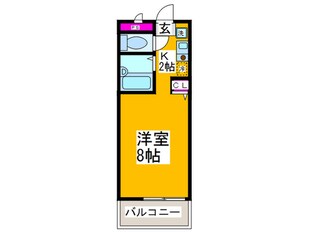 コ－リンハイツの物件間取画像